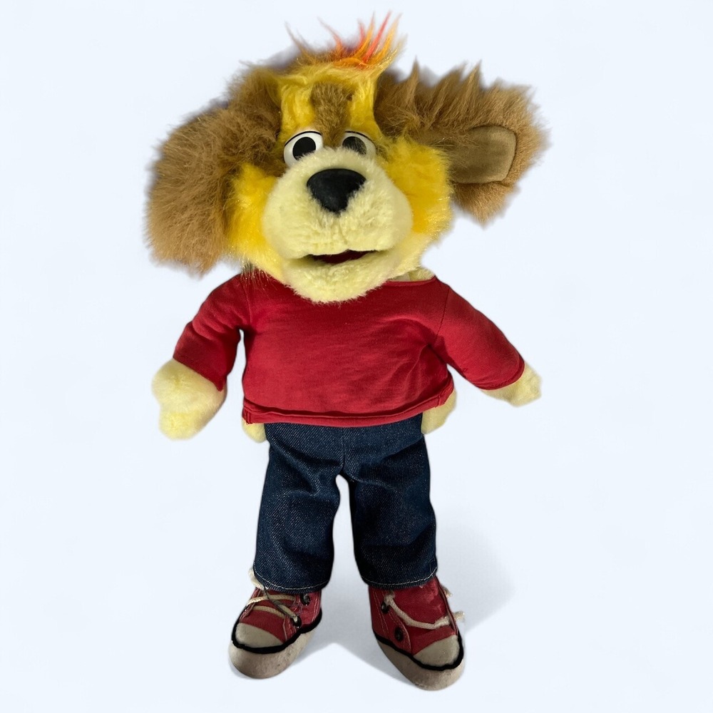 Scott Foresman Jake Dog Full Body Hand Puppet 16" Plush Stuffed Animal Toy